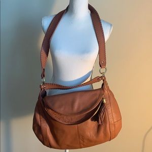 Onna Ehrlich Rachel Brown Leather Hobo Bag